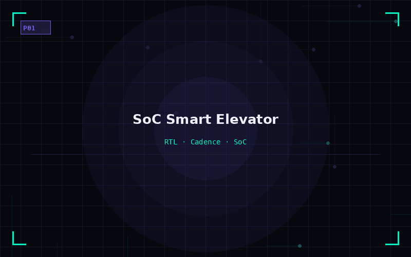 SoC Design: Smart Elevator - Academic project by Hashin Israq