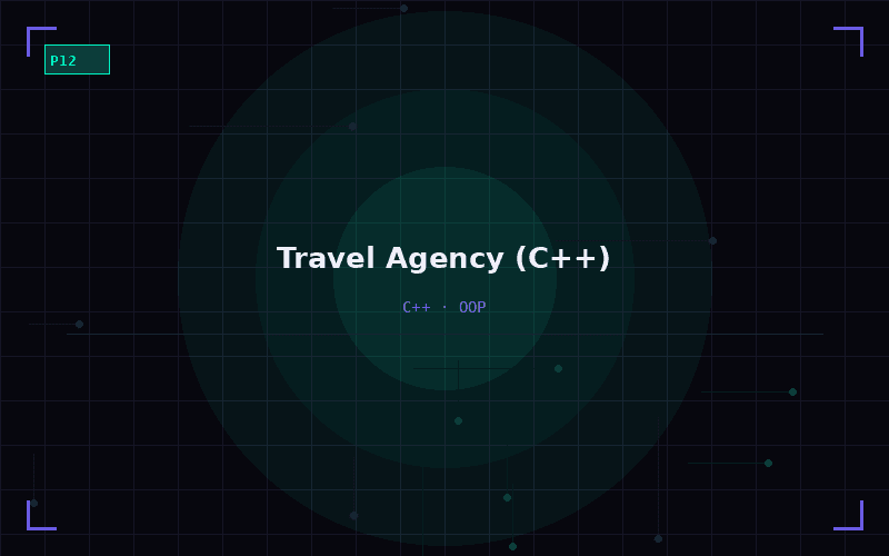 Travel Agency System (C++) - Academic project by Hashin Israq
